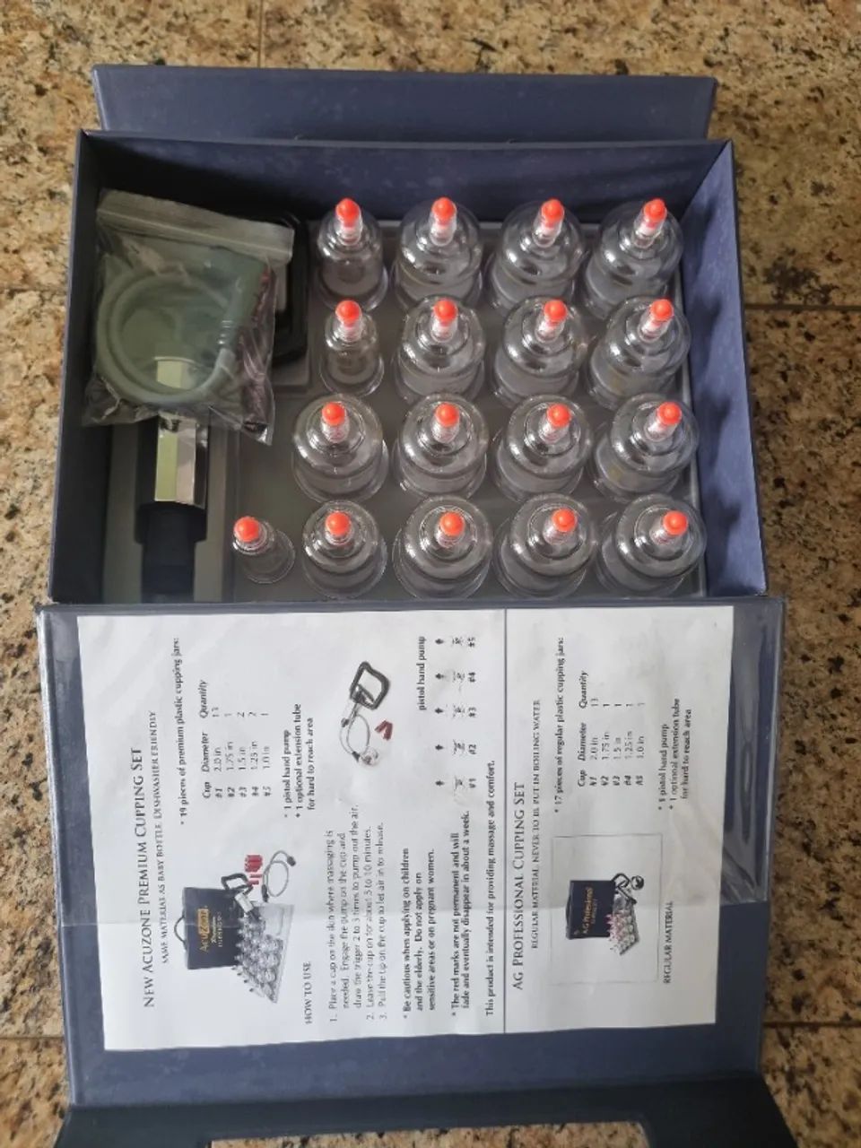 Kit de Ventosas - AG Professional Cupping Set - Foto 2