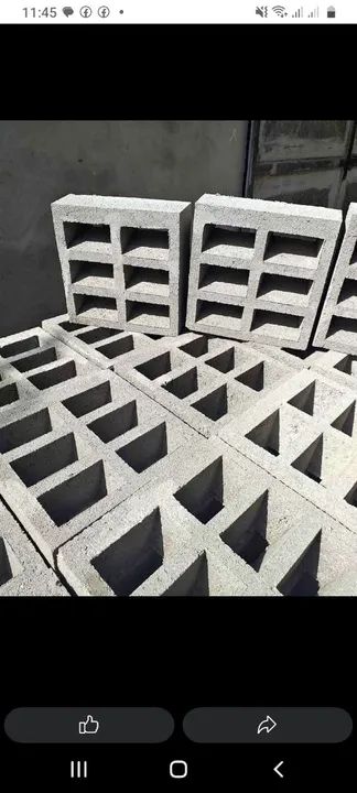 Blocos de Concreto para Muro - Novos