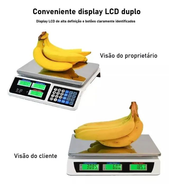 Balança Eletrônica Digital Alta Precisão Até 40kg Bivolt - Foto 5