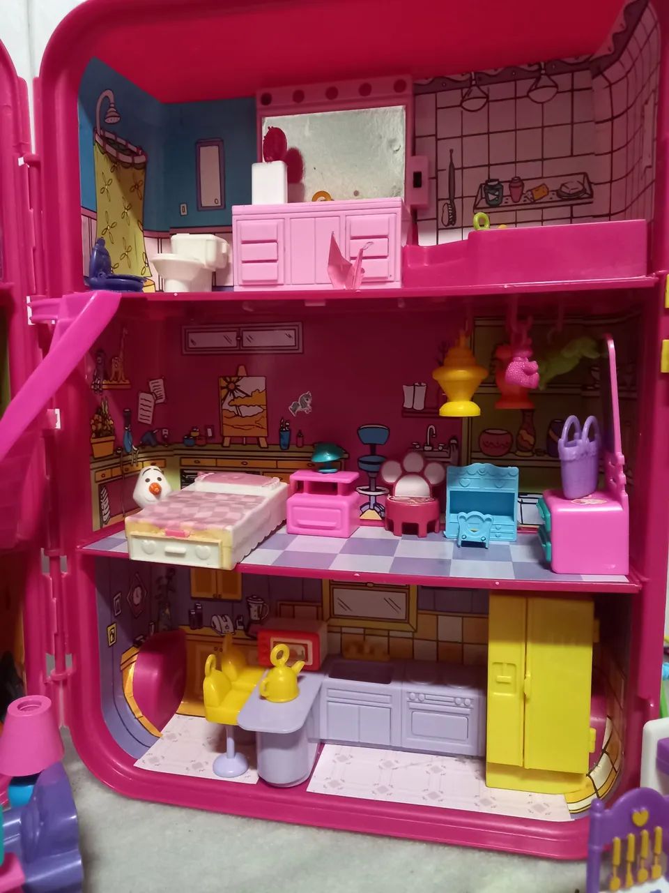 Casinha maleta de Boneca Play Set importado - Foto 3