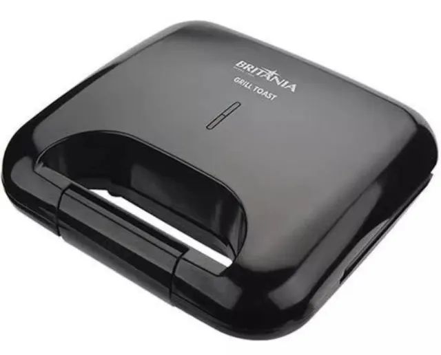 Sanduicheira e Grill Britânia Toast Bgr01p, 750W, Preta - 110V (NOVO)