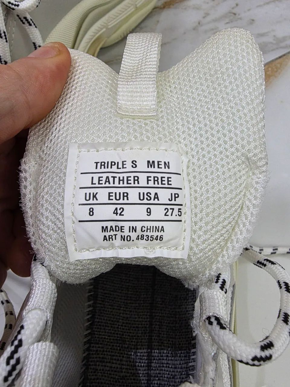 Tênis Balenciaga Triple S Branco - Foto 3