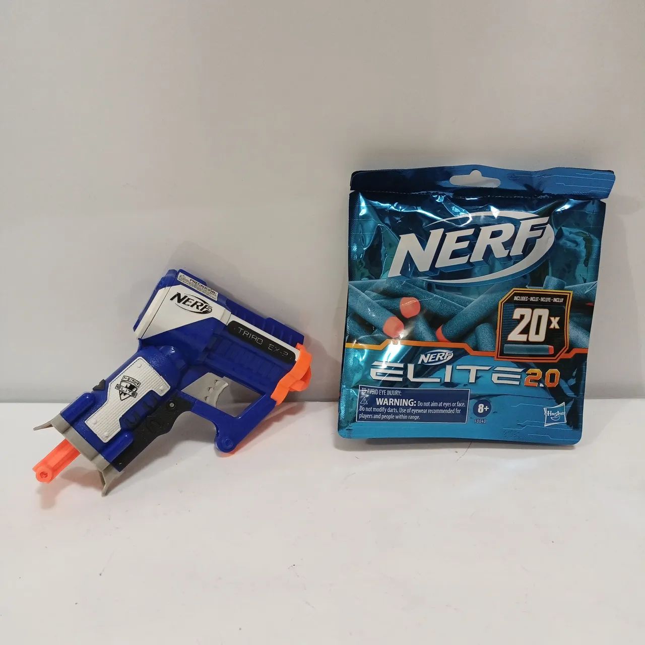 Nerf Triad EX-2 + 20 Dardos Elite 2.0