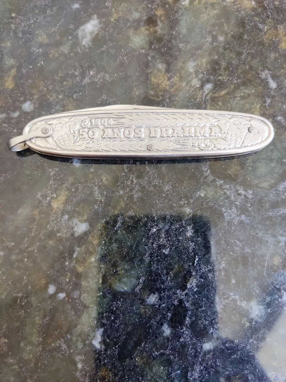 ESCASSO CANIVETE CORNETA DE 50 ANOS DA CERVEJARIA BRAHMA - Foto 2