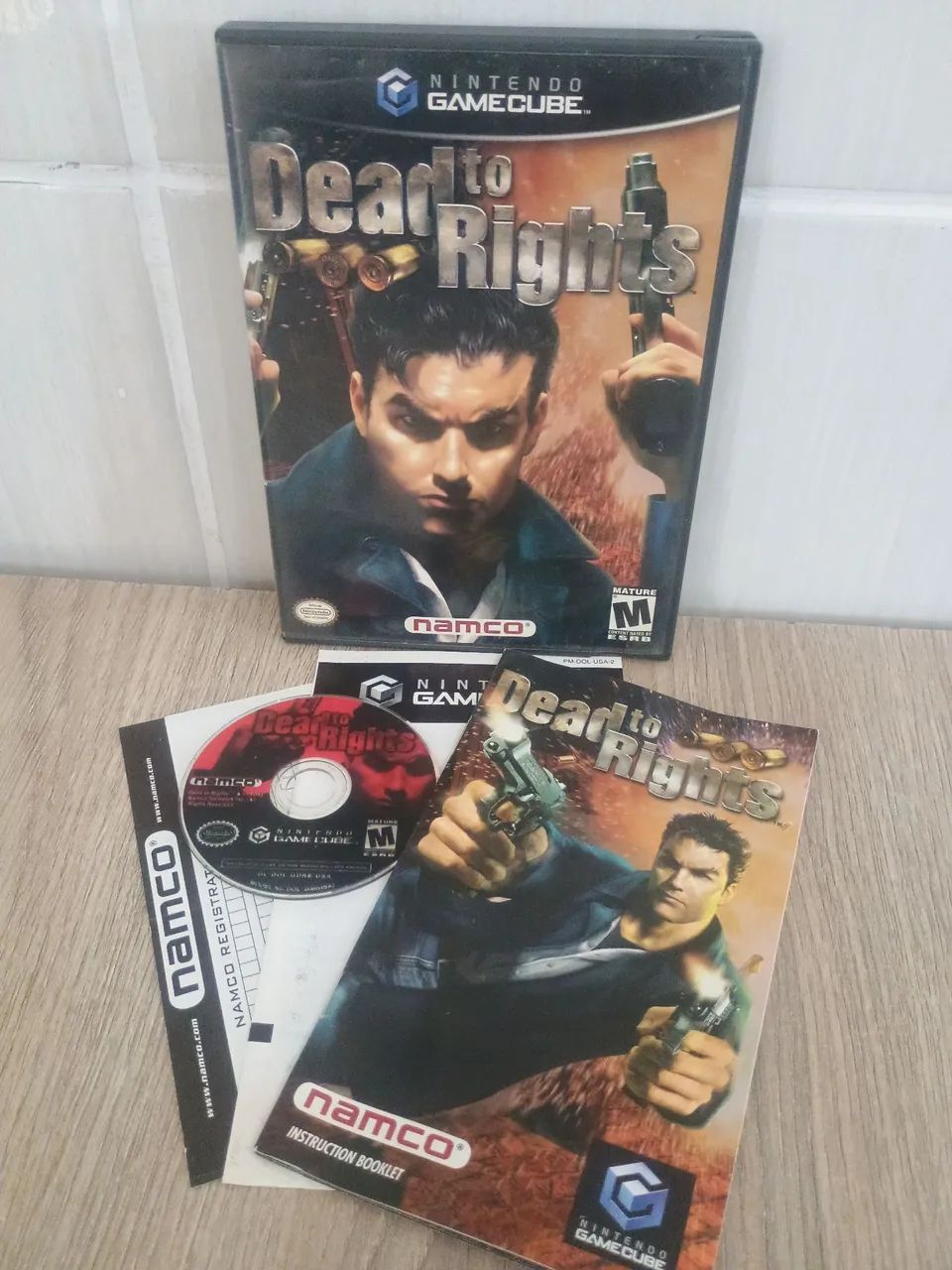 Jogo GameCube _Dead to Rights original GameCube