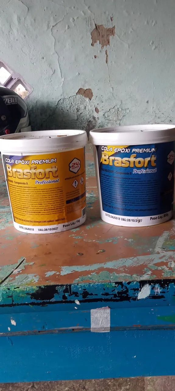 Cola Epóxi Premium Brasfort - 800g - Foto 2