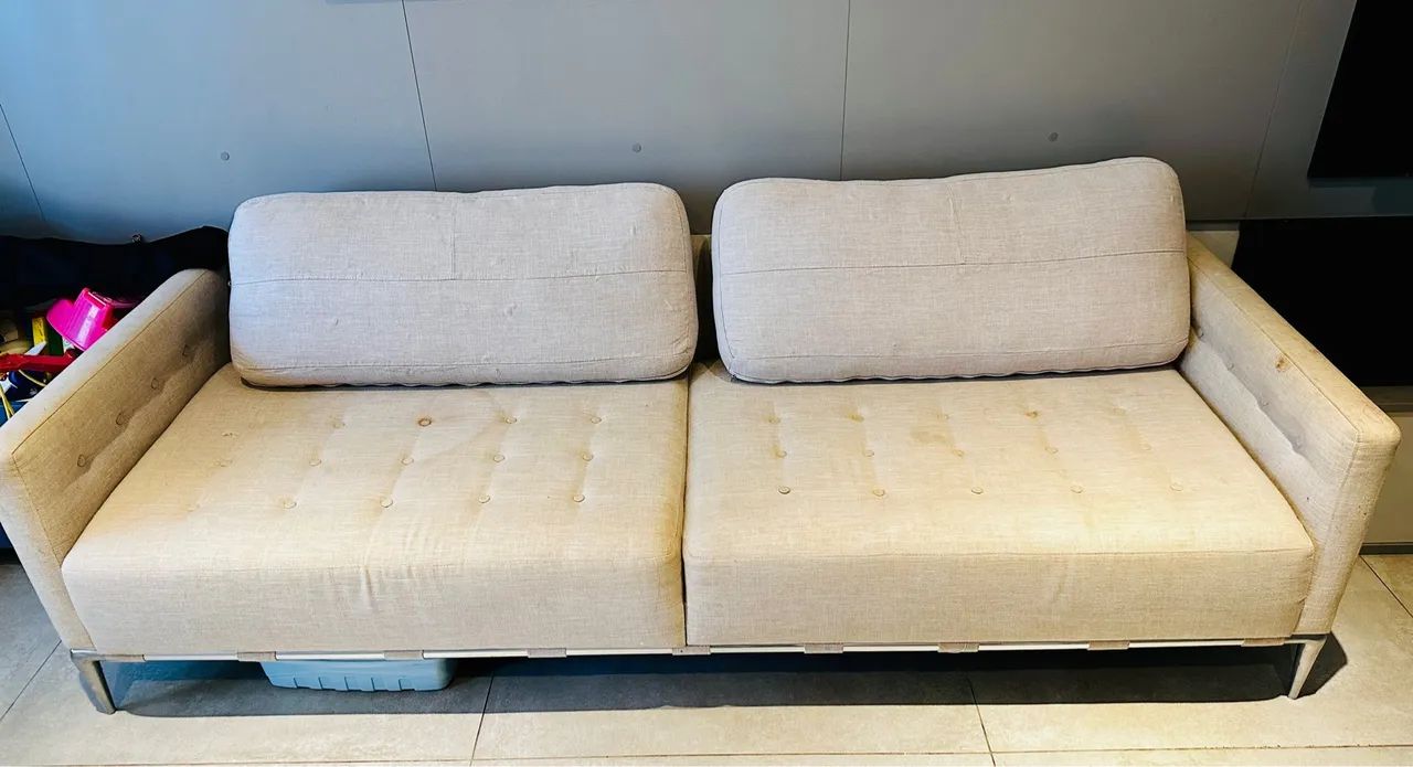 Sofá moderno linho  - Foto 2