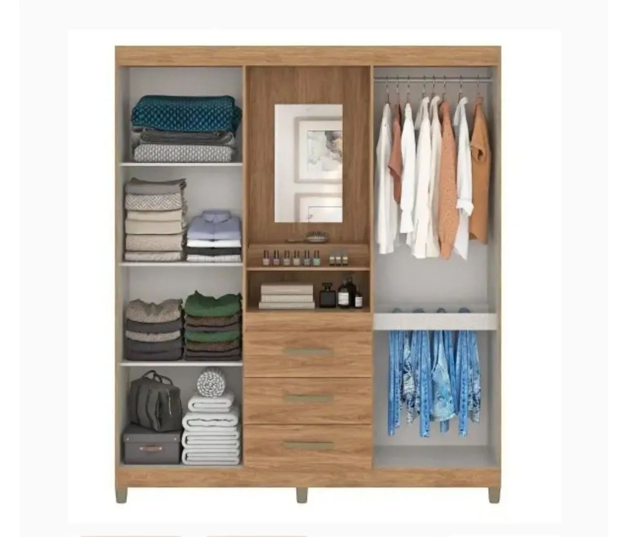 GUARDA-ROUPA COM FRETE GRÁTIS. - Foto 3