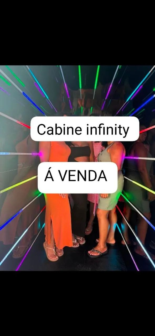 TUNEL INFINITO CABINE DE LED PARA FAZER VIDEOS SUPER BARATO
