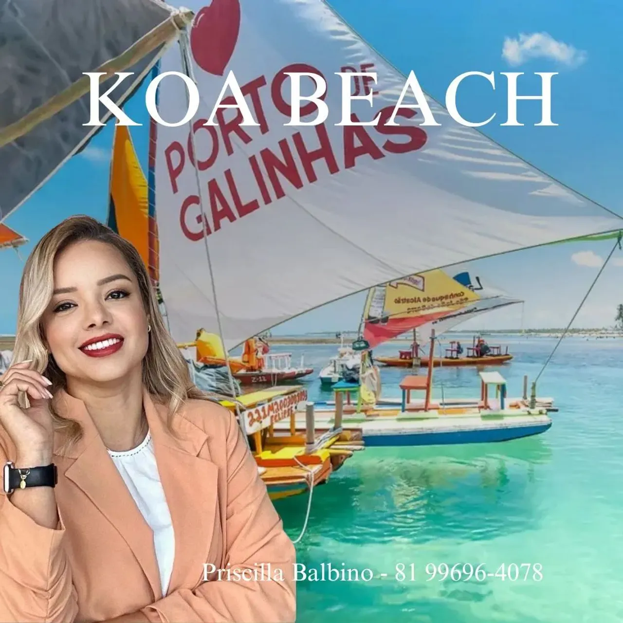 FLATS EM PORTO DE GALINHAS | 1 QUARTO 26M² | KOA BEACH, SEU REFUGIO A POUCOS PASSOS DO MAR