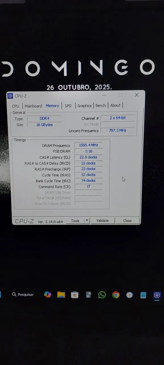 Kit Memória RAM ADATA 16GB (2x8GB) DDR4 3200MHz - Excelente estado - Foto 4
