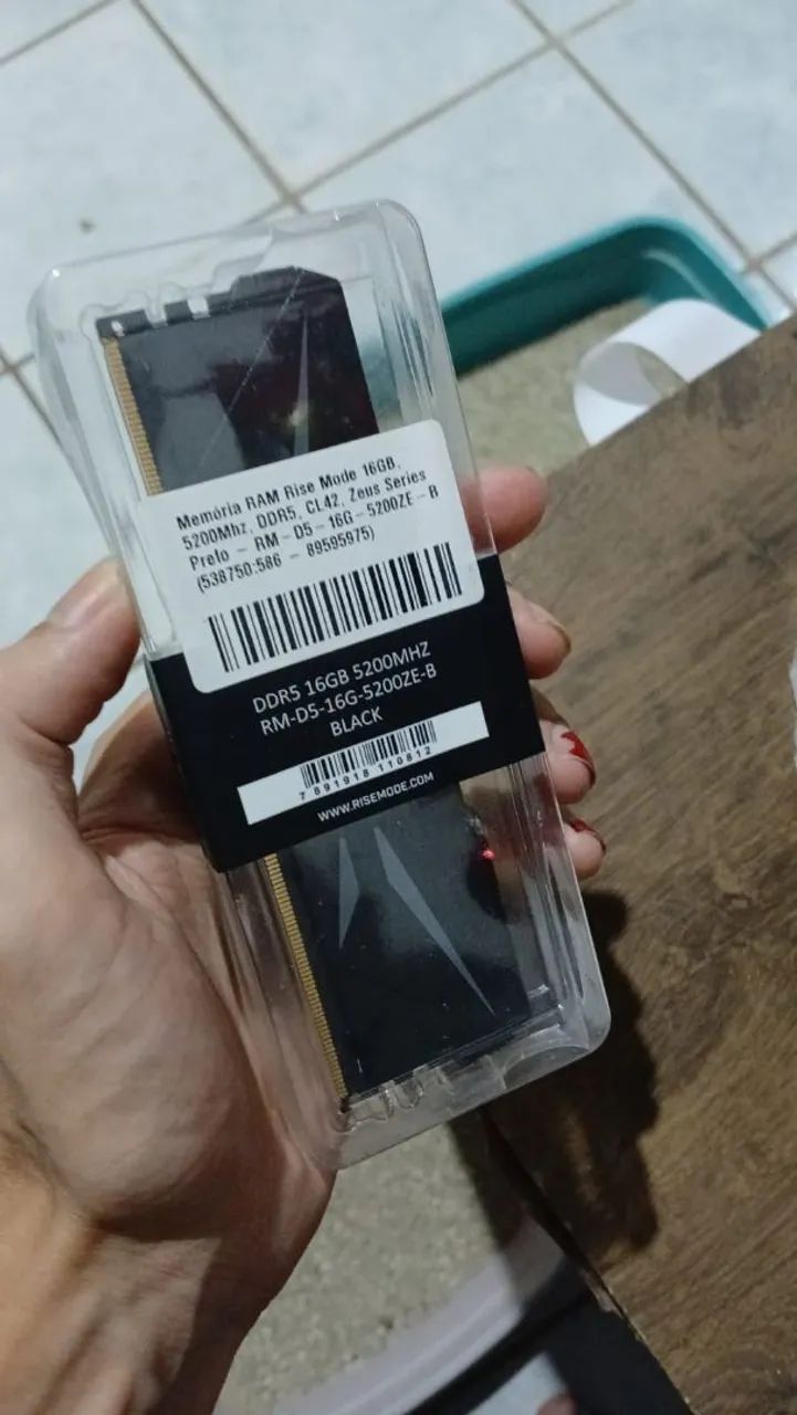 Memória RAM Rise Mode 16GB DDR5 5200MHz