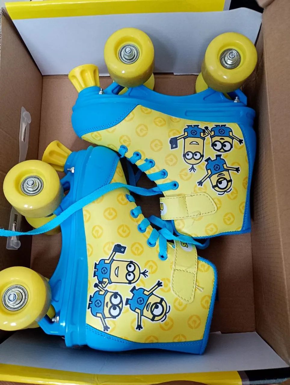 Patins Infantil Minion - Tamanho 29/30