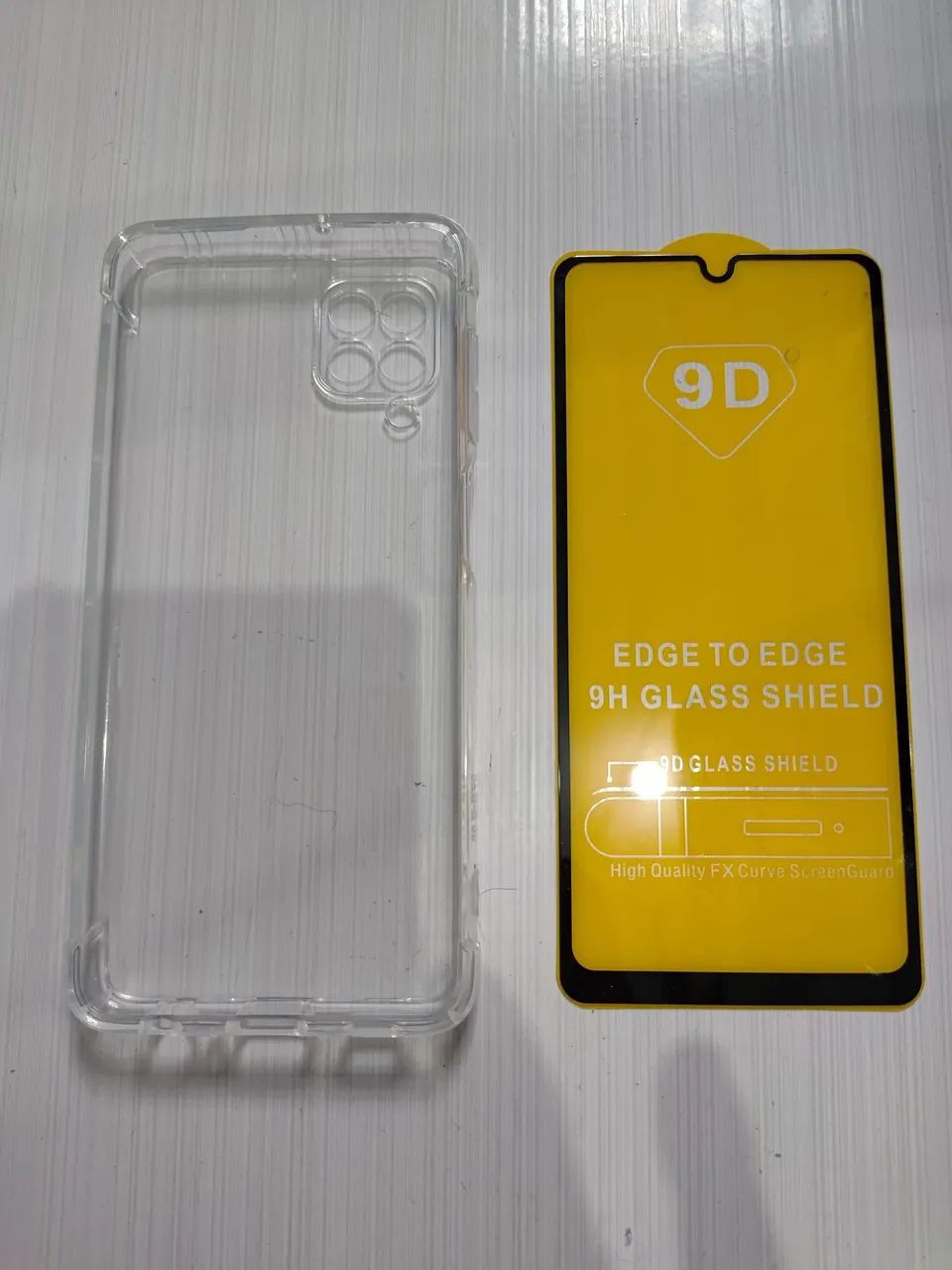 CAPA TRANSPARENTE ANTIMPACTO E PELÍCULA DO SAMSUNG M32 NOVO