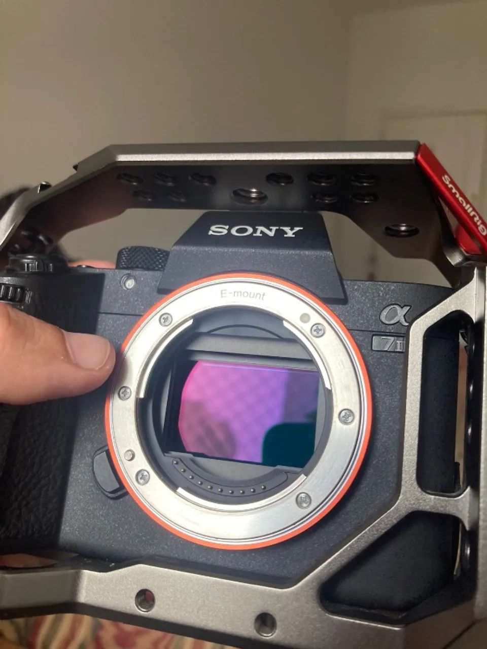 Câmera Full Frame Sony a7III + Cage SmallRig + Bateria Original Sony - Excelente Estado