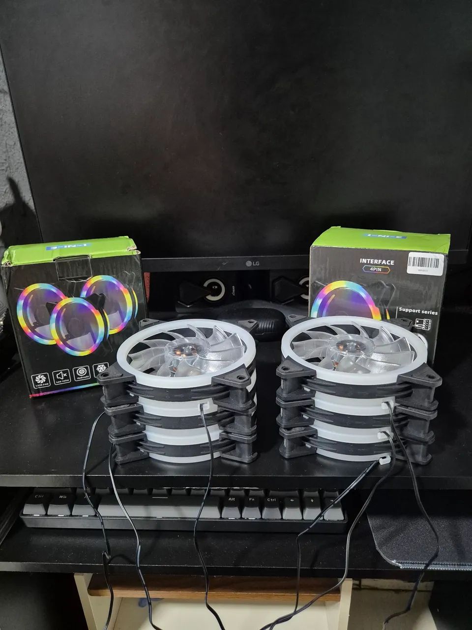 Kit upgrade, CPU Cooler GMRGB + 6 fans RGB - Foto 3