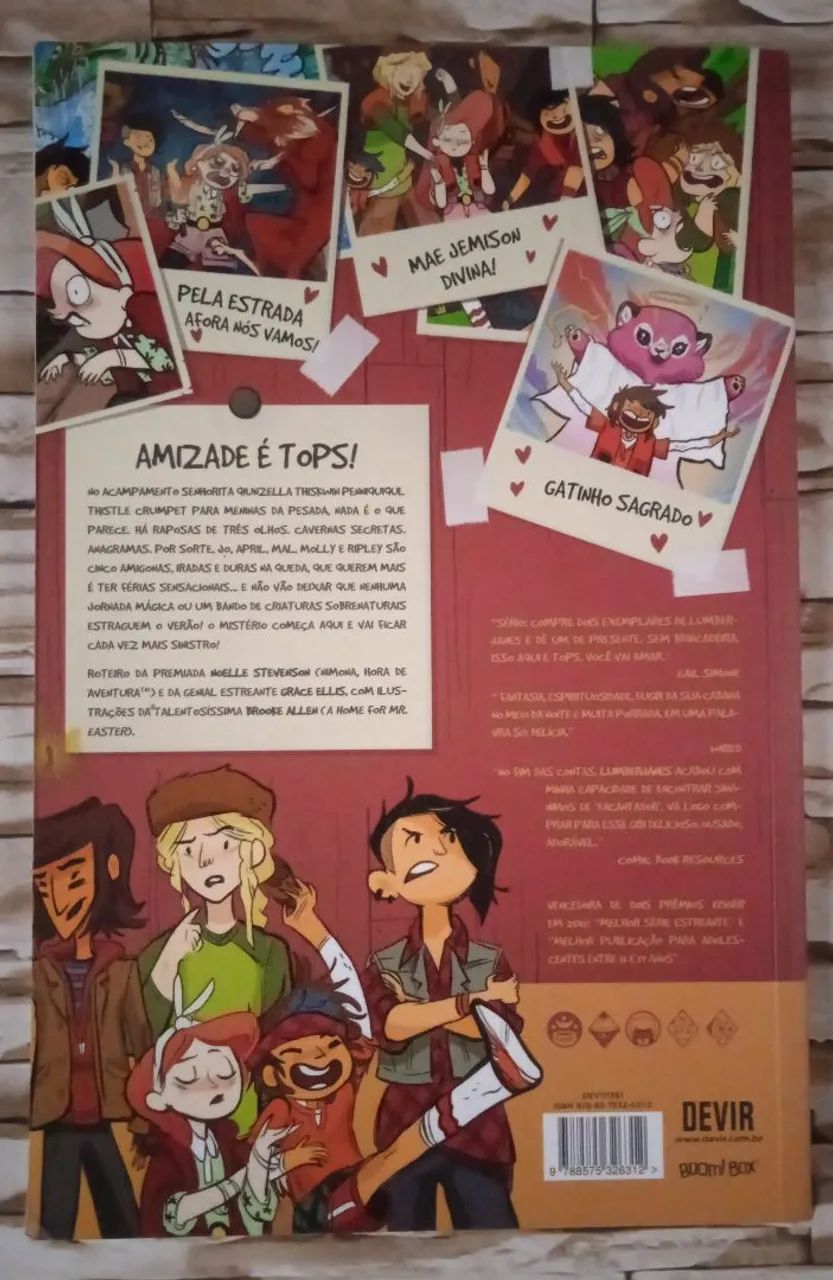 Lumberjanes: Cuidado com o sagrado gatinho (1), Editora Devir, 2016. - Foto 4