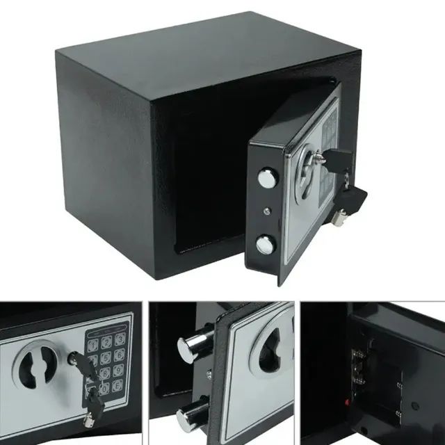 Cofre Digital Senha e Chave 23x17x17