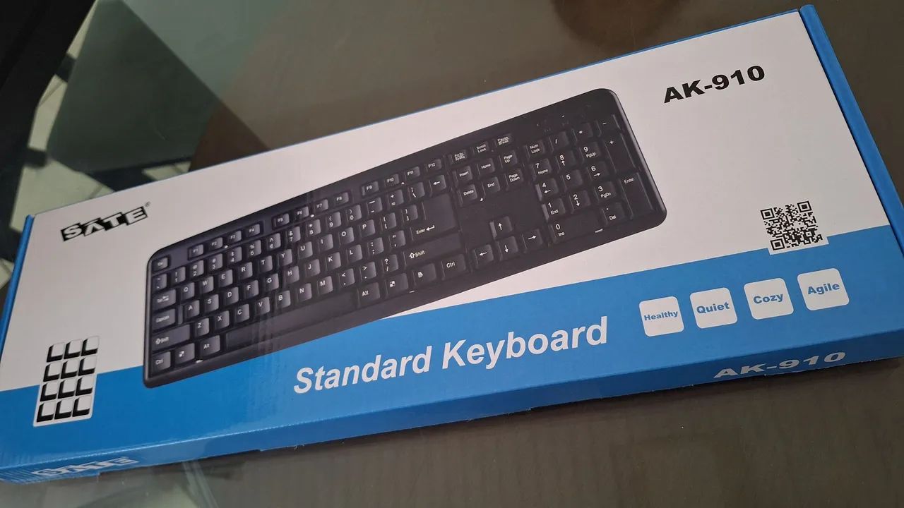 Kit Teclado e Mouse SATE AK-910 + Mouse A-33 - Foto 4