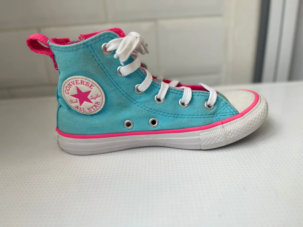Tênis all star converse cano longo Chuck Taylor Azul