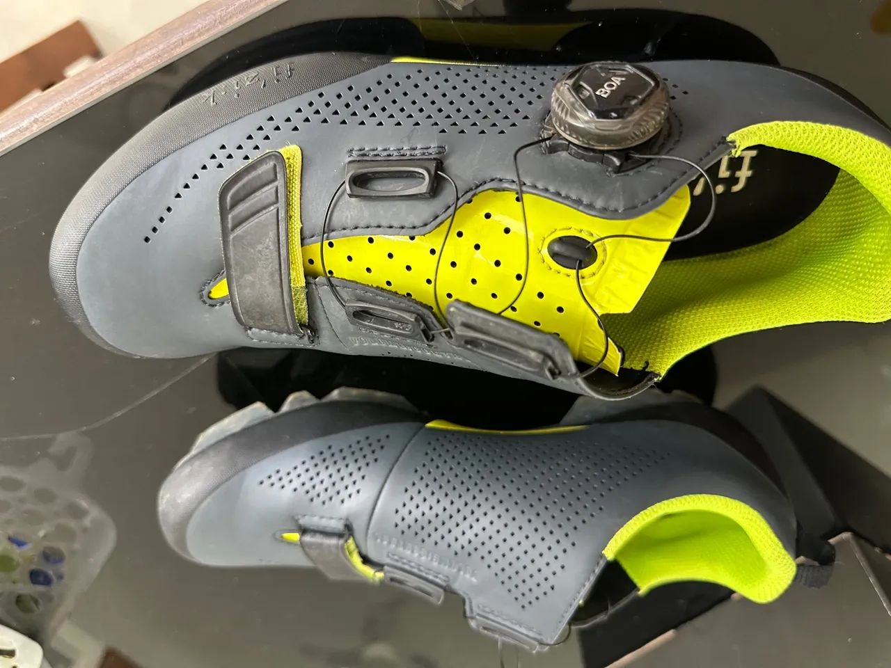 Sapatilha Ciclismo MTB Fizik X5 Terra Impecável carbono 