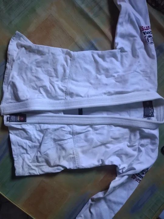 Kimono de Jiu-Jitsu Branco - Tamanho A - Foto 3