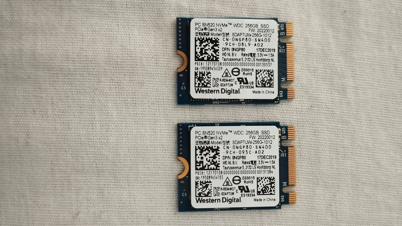 SSDOIS (2) _SSD Western Digital SN520 NVMe 256GB PCIe Gen3 x2