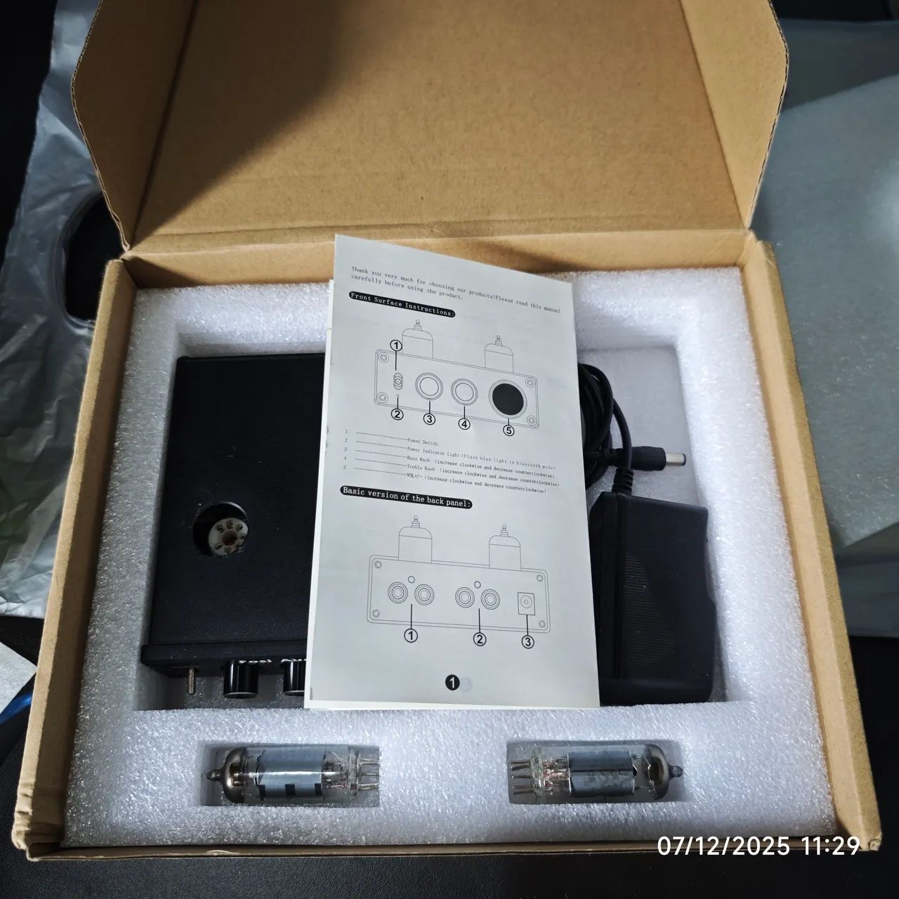 Pré amplificador valvulado FOSI semi-novo e pouco usado. - Foto 3