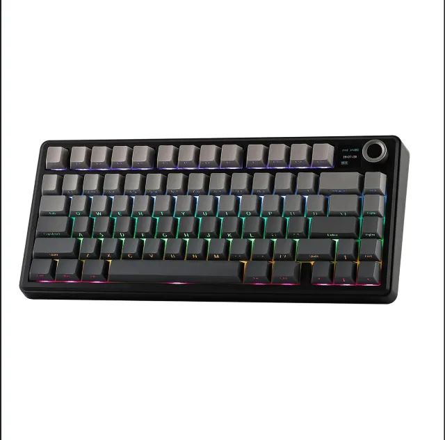 Teclado Aula F75 Max com Telinha Preto
