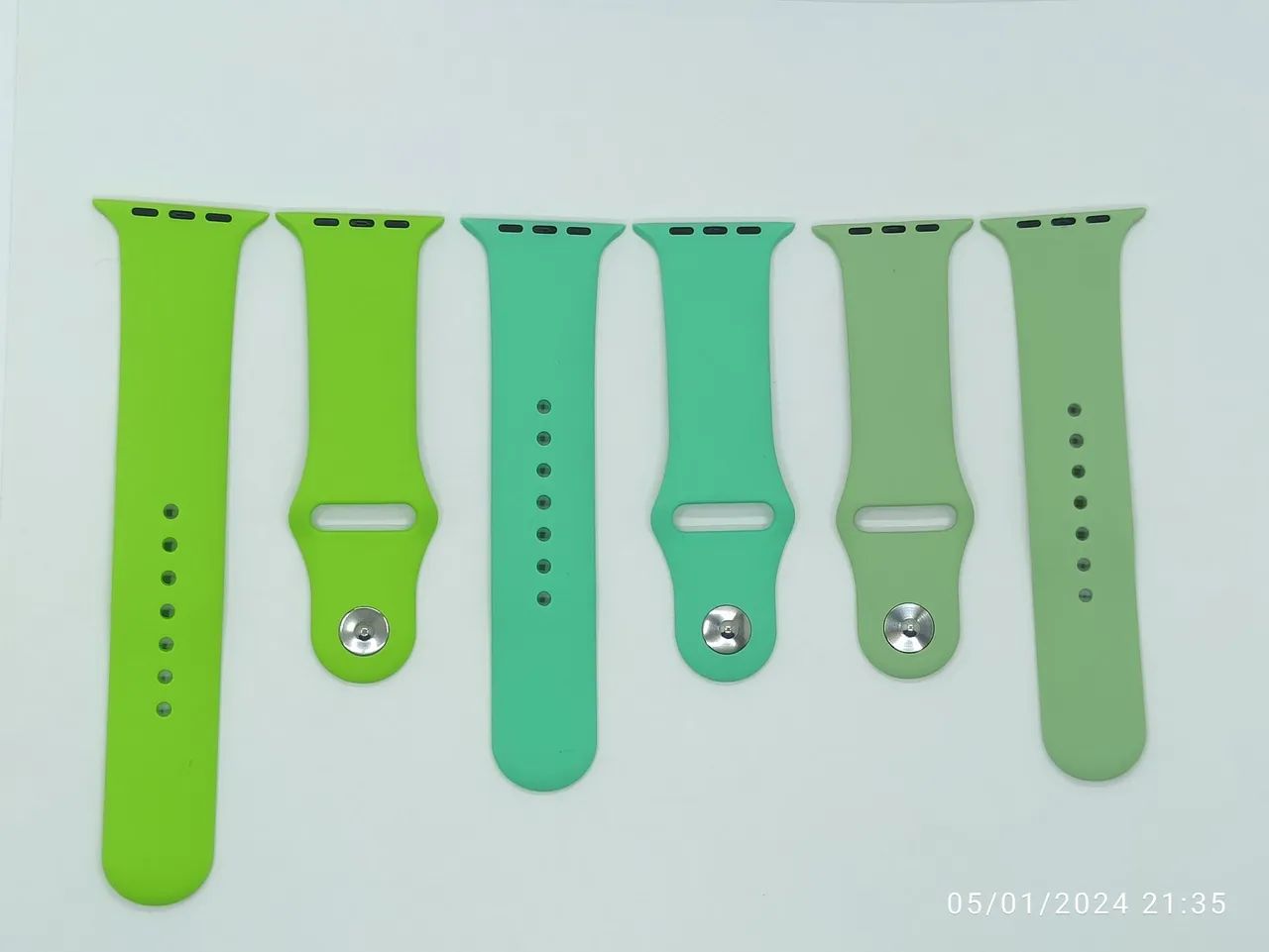 Pulseira para relógio smartwatch Apple wacth Silicone  - Foto 3