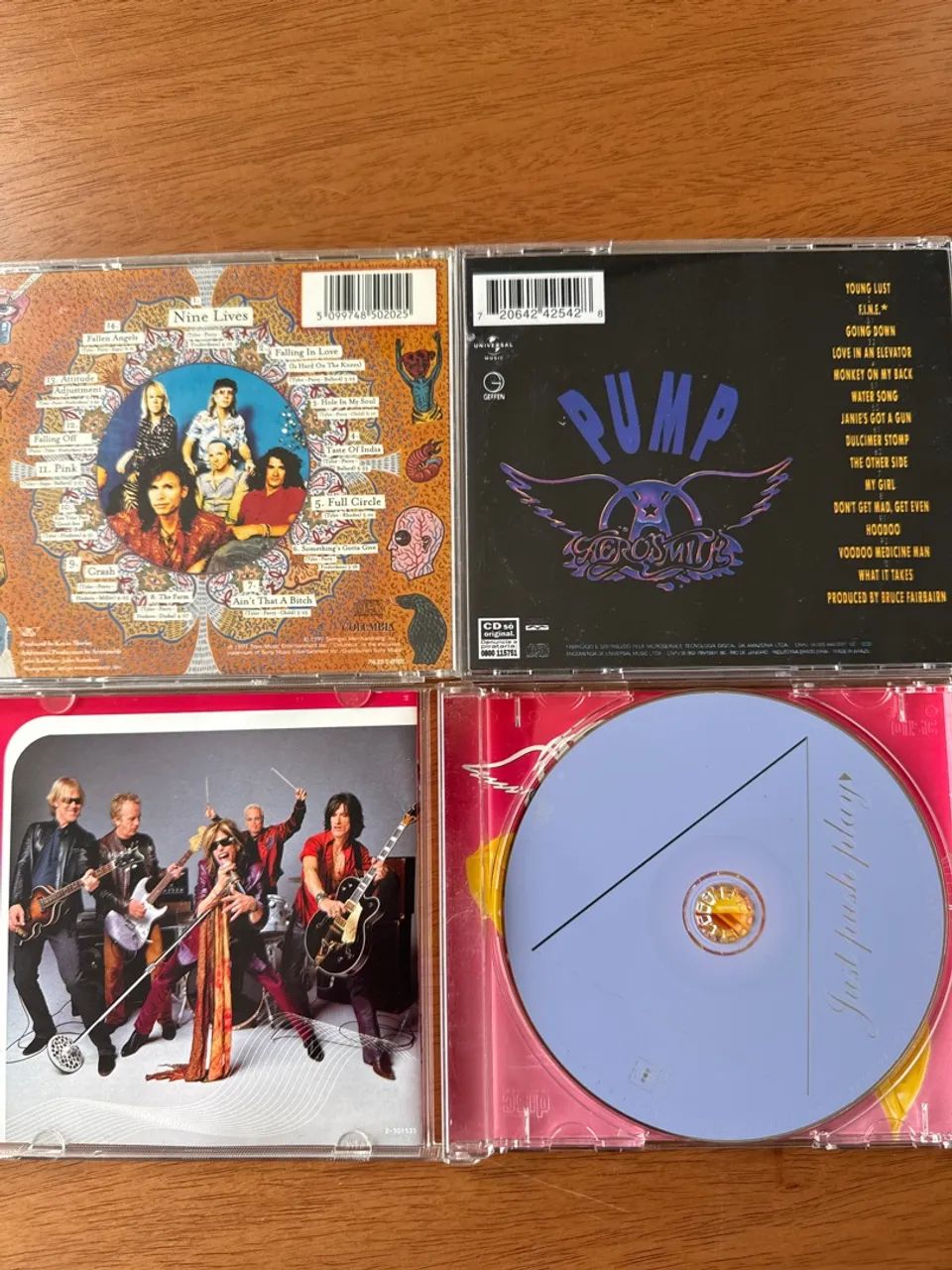 CDs Aerosmith - Just Push Play, Nine Lives e Pump bitencom  - Foto 3