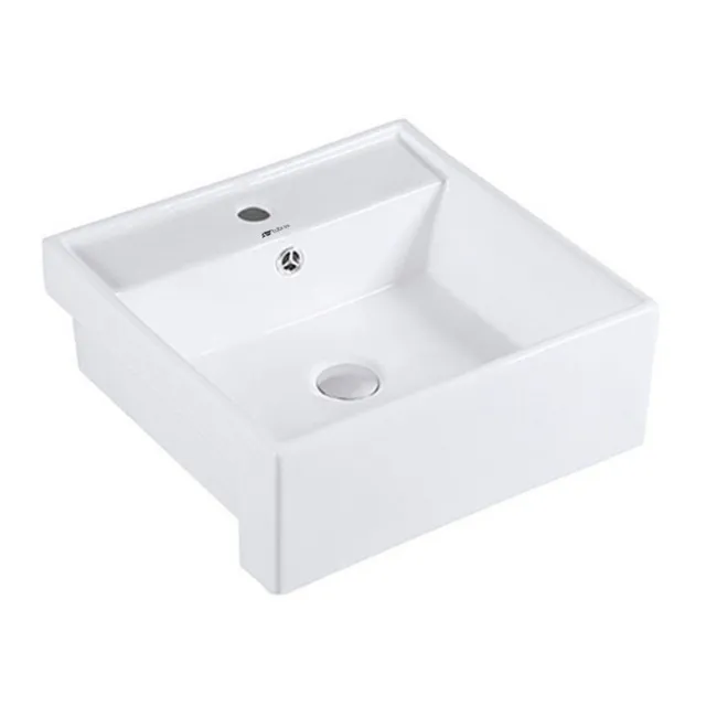 Cuba 41x41 Cerâmica de Semi-Encaixe para Banheiro Lavabo - Tubrax - BAB0006