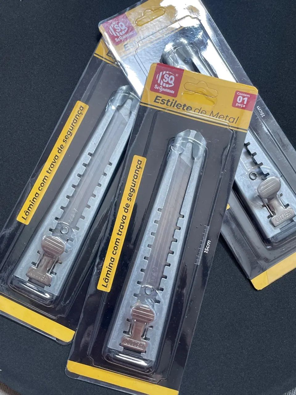 Lote Estilete de Metal com Lâmina de aço Segurança