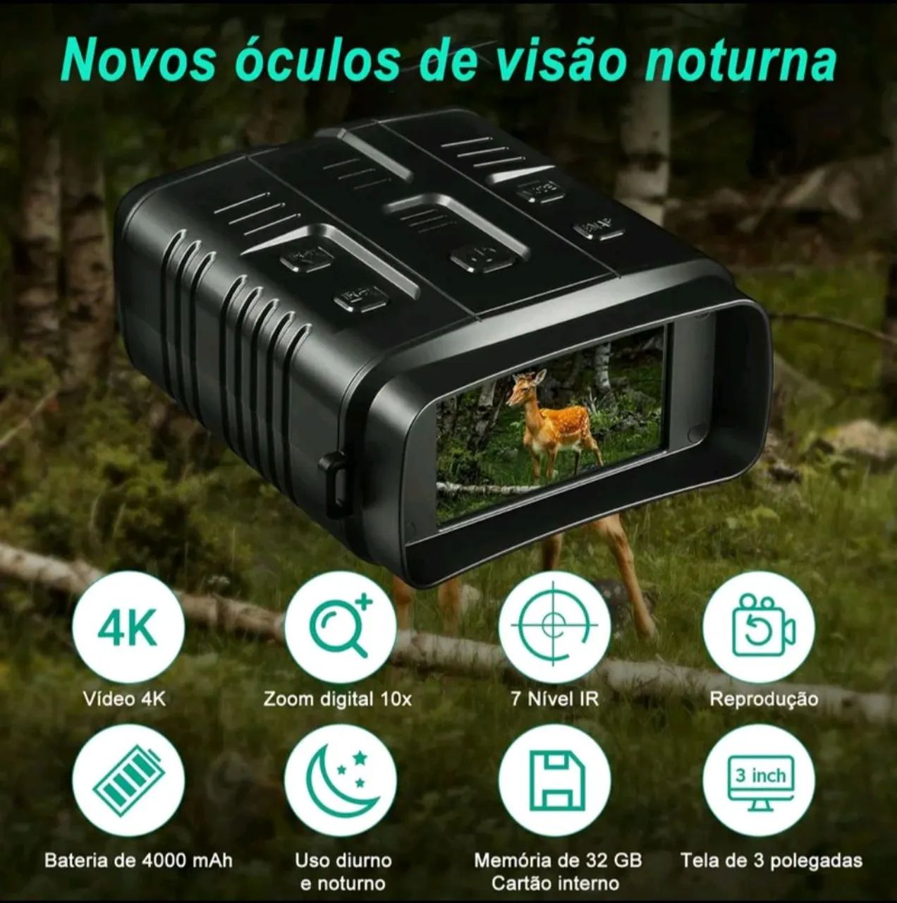 Monoculo  Visão Noturna Infravermelho 500m - Foto 5