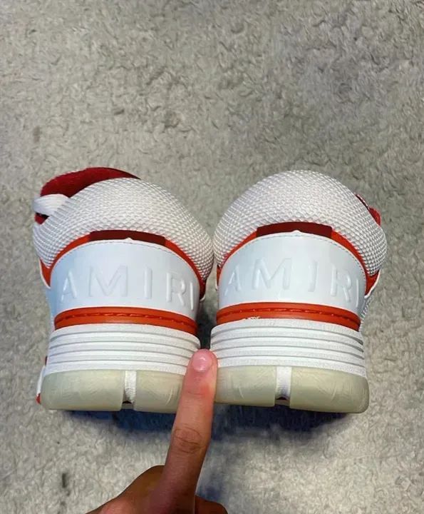 Amiri MA-1 Branco e Vermelho - Tamanho 40 - Foto 4