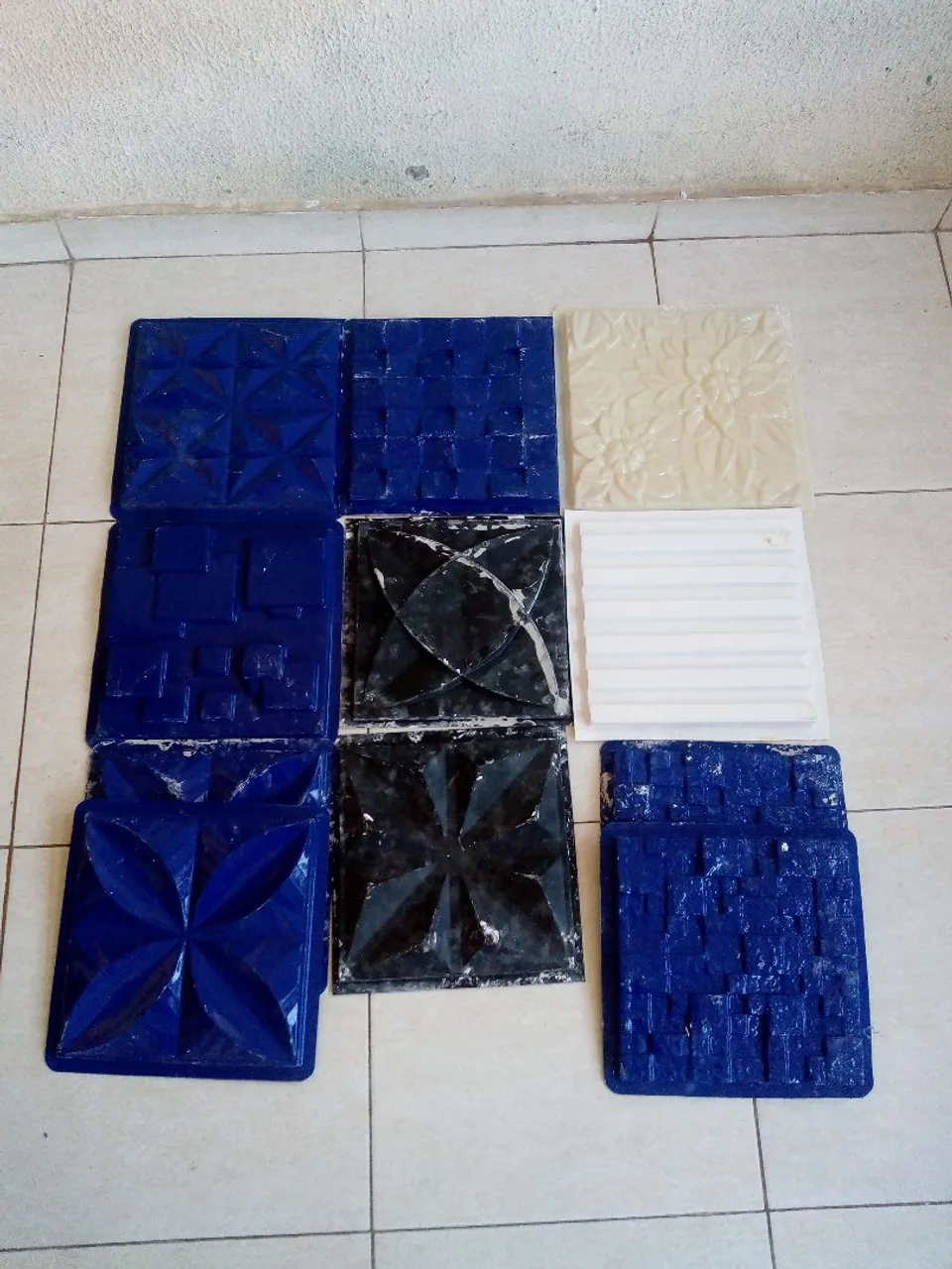 Moldes de gesso 3d
