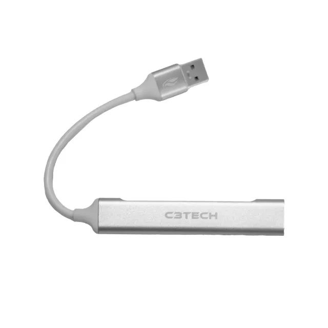 Hub USB 3.0 4 Portas C3Tech HU-320SI - WZetta
