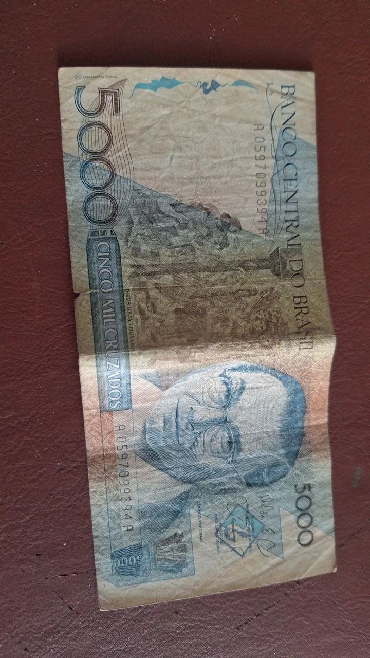 Cédula 5000 Cruzados - Banco Central do Brasil