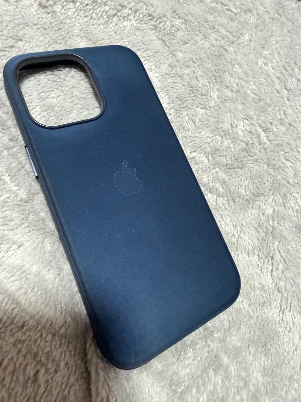 capa da apple finewoven para iphone 15 pro max - cor azul - nova e original - Foto 3