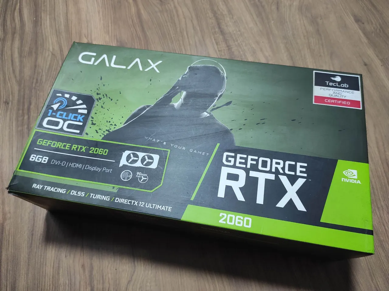 Placa de Vídeo Galax GeForce RTX 2060 6GB