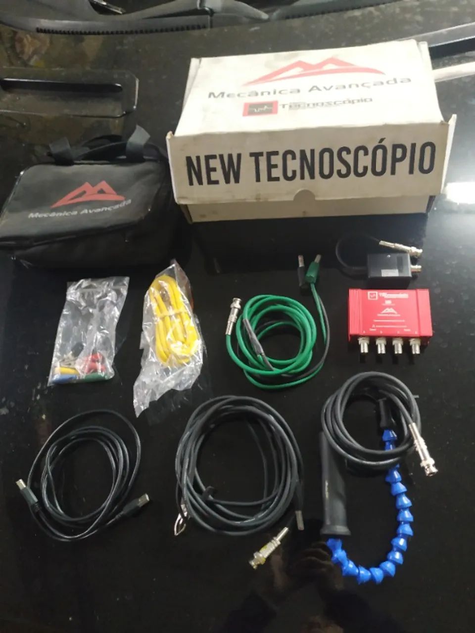 Osciloscópio 2 Canais + Transdutor New Tecnoscopio Sem Frete - Foto 5