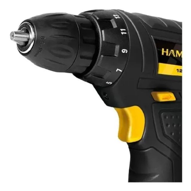 Parafusadeira Furadeira Profissional Hammer 12V Bateria Bivolt com Garantia - Foto 4