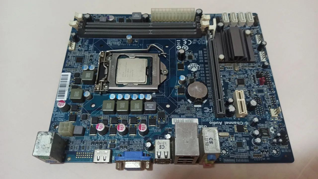 PLACA MÃE H61H2-M2 + PROCESSADOR G2030. - Foto 2
