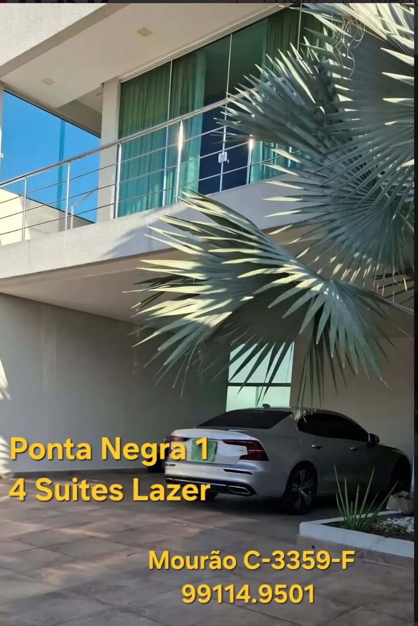 Excelente Duplex no Ponta Negra 1, 4 suites, Edícula, piscina, escritório. Decorada e Mobi