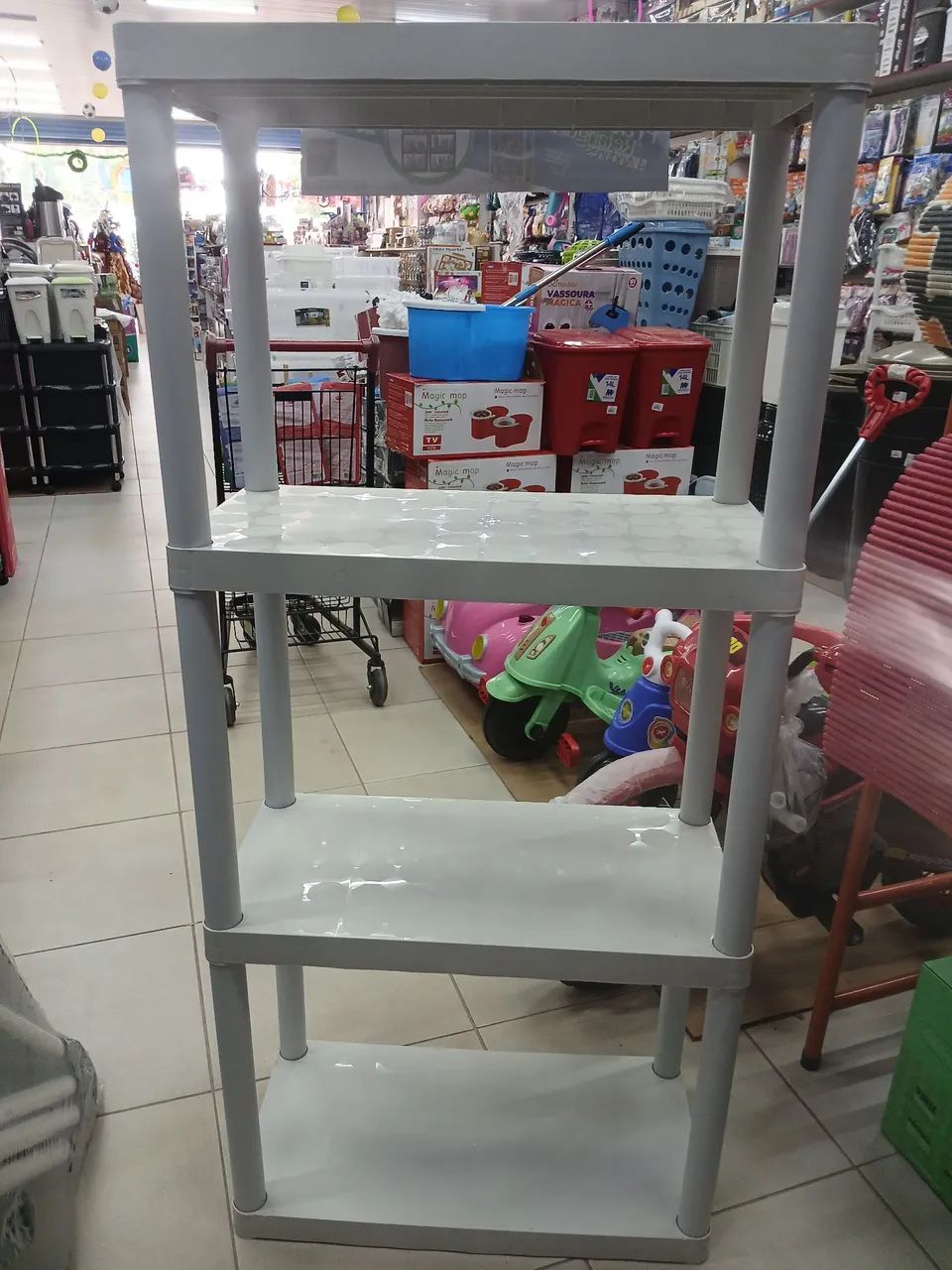 Prateleira retangular 4 andares 64294489708673121