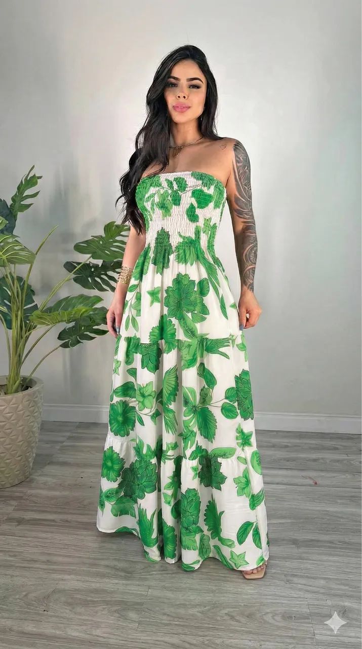 Vestidos lastex longo  - Foto 3