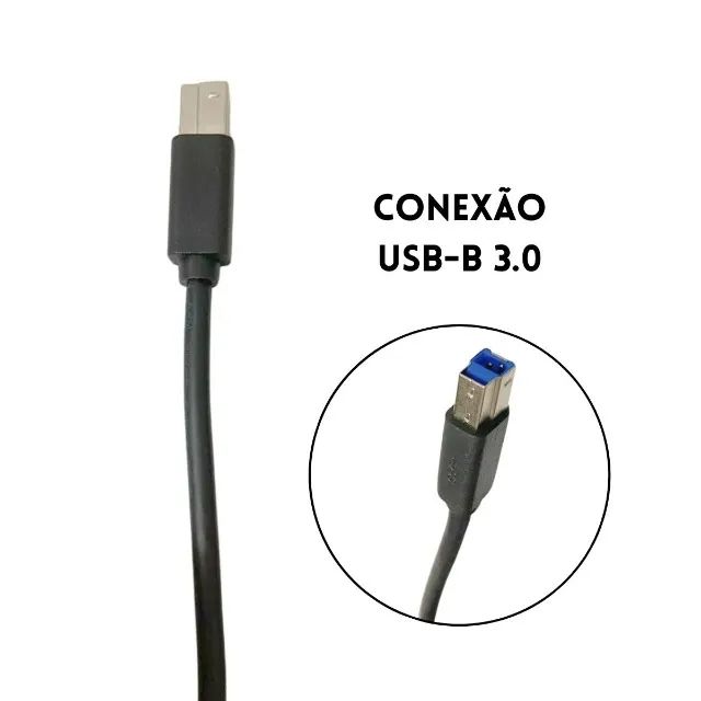 Cabo De Impressora USB / USB-B 3.0 Kit 10 Peças | C-1119 - Foto 3