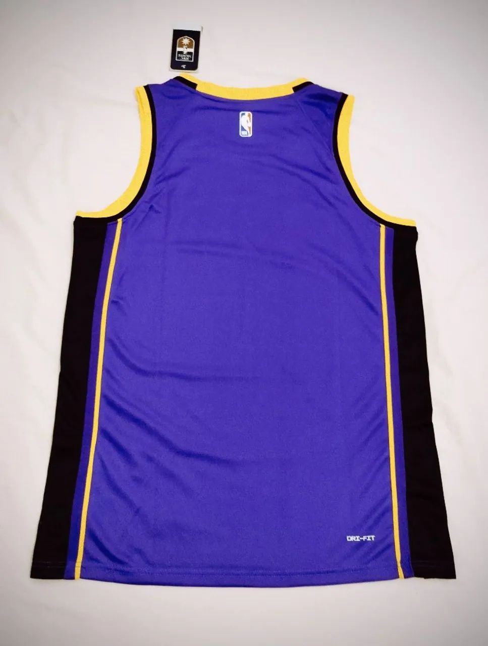 Camisa De Basquete Lakers Swingman  - Foto 4