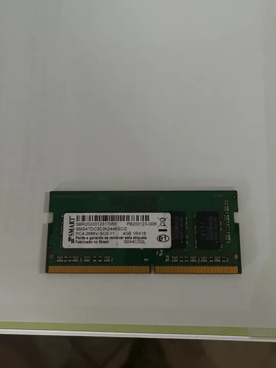 Memória RAM SMART 4GB DDR4