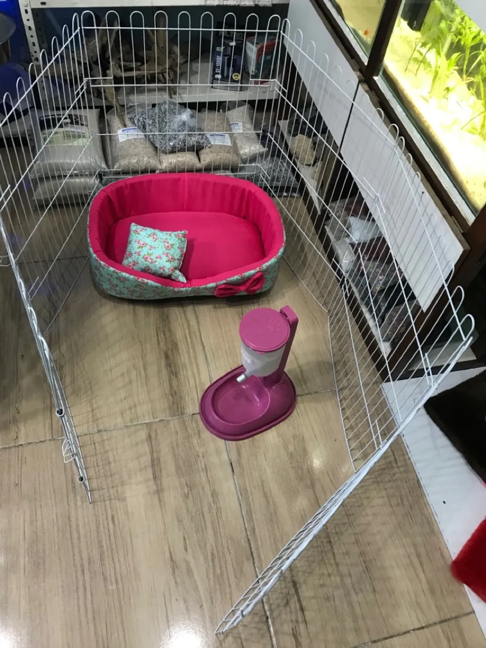 Cercadinho para cães 6 telas